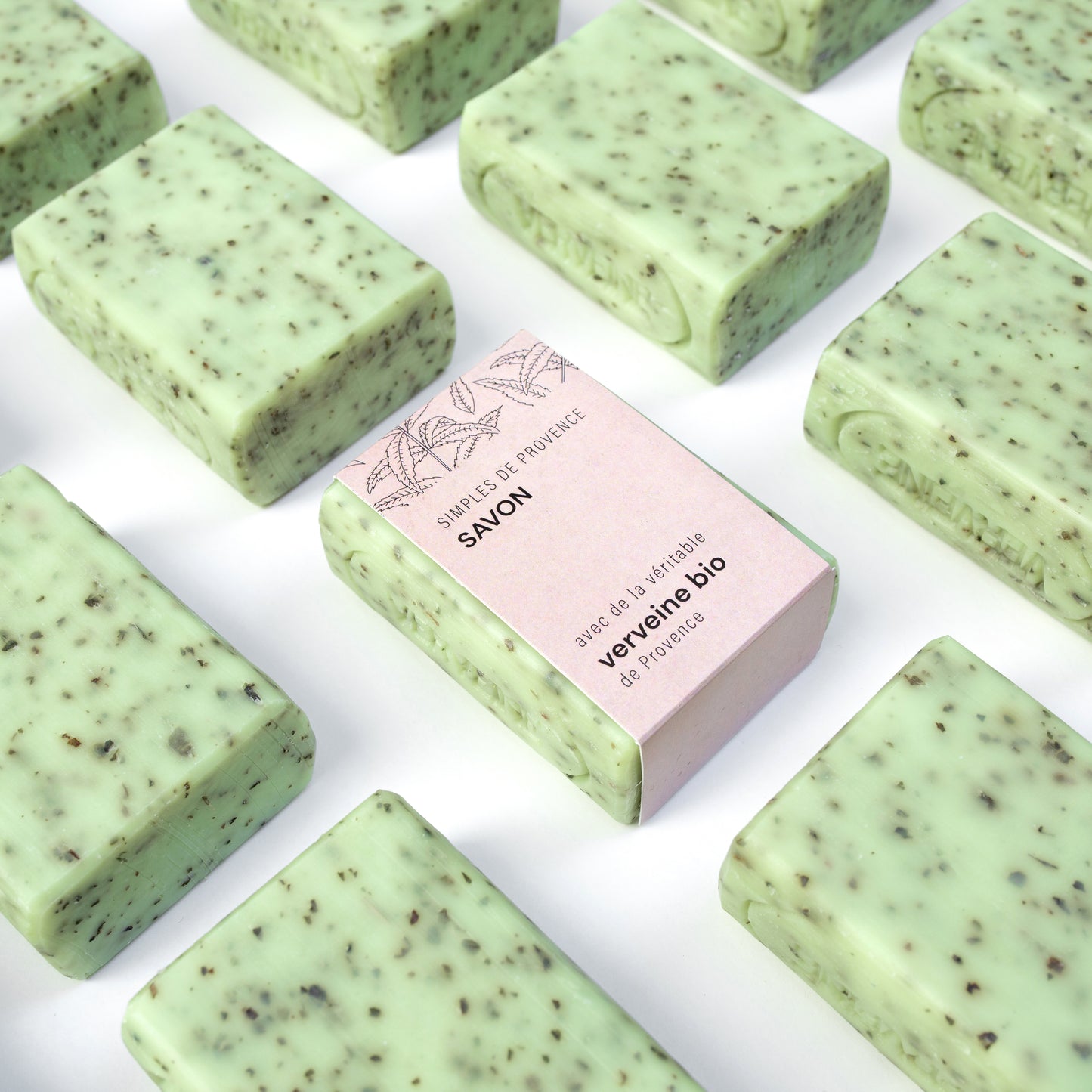 Savon provençal à la VERVEINE BIO de Provence - 160gr