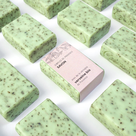Savon provençal à la VERVEINE BIO de Provence - 160gr